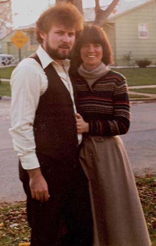 My wife Cathy and I 
Newlyweds in 1982
