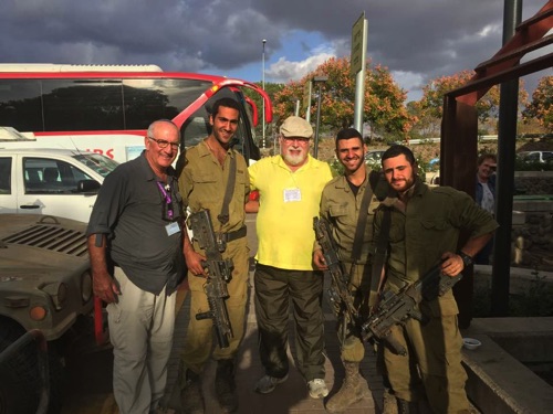 The mighty Israeli Army 
and my friend and Guide Yishay Avital